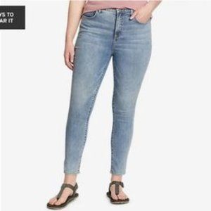 Eddie Bauer Voyager High Rise Light Wash Skinny Jeans Size 14